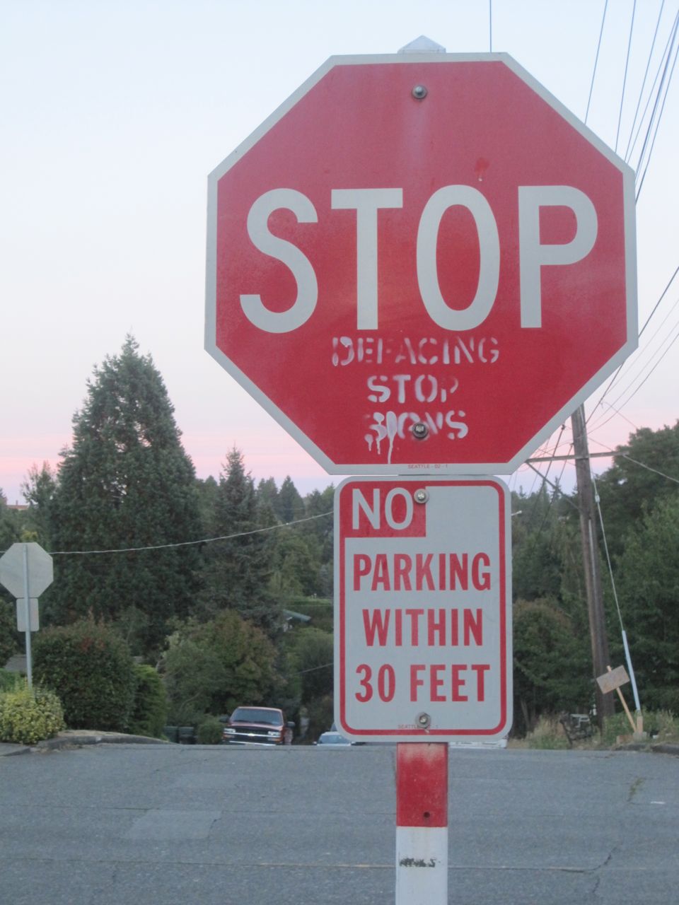 Your Moment Of Ravenna Zen Stop Defacing Stop Signs 